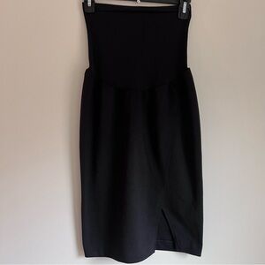 Motherhood Maternity Black Midi Pencil Skirt Size Small